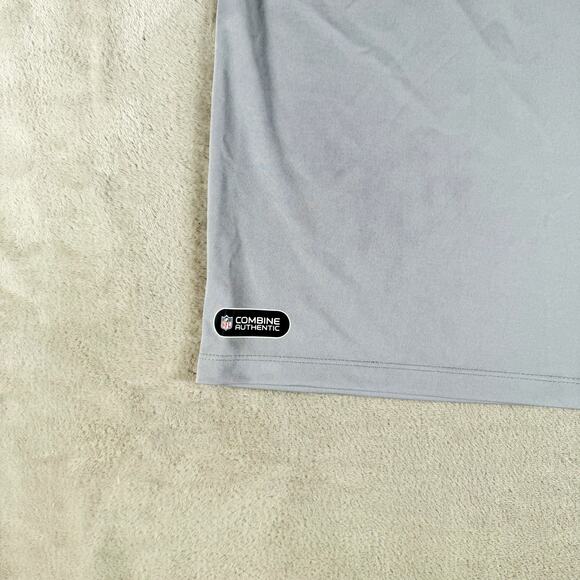 Denver‎ Broncos Shirt Mens XL Gray New Era Combine NFL Team Apparel Football - Picture 7 of 9